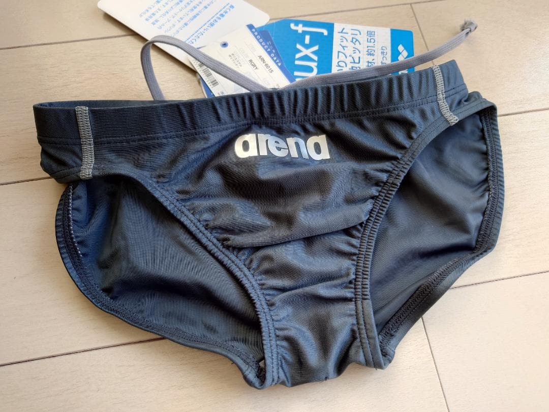 arena NUX-f ニュークス ARN-6015光沢グレイ Mサイズ競パン