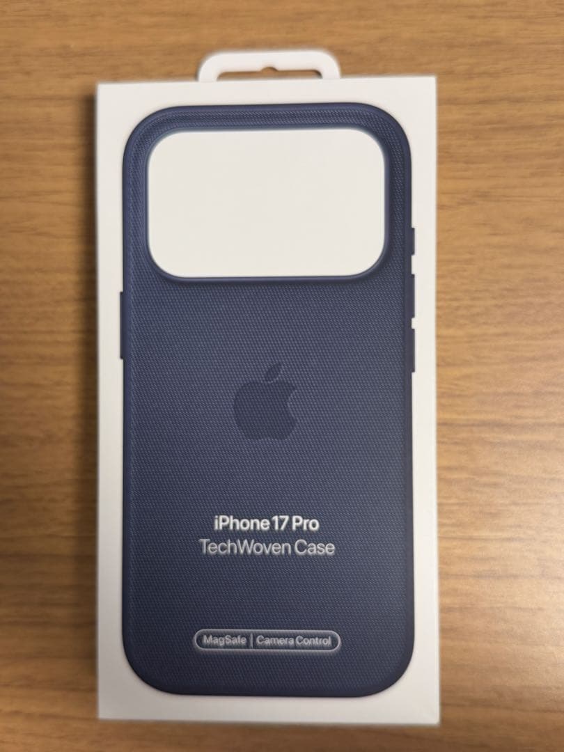 Apple公式純正 テックウーブンケース ブルー iPhone 17 Pro用