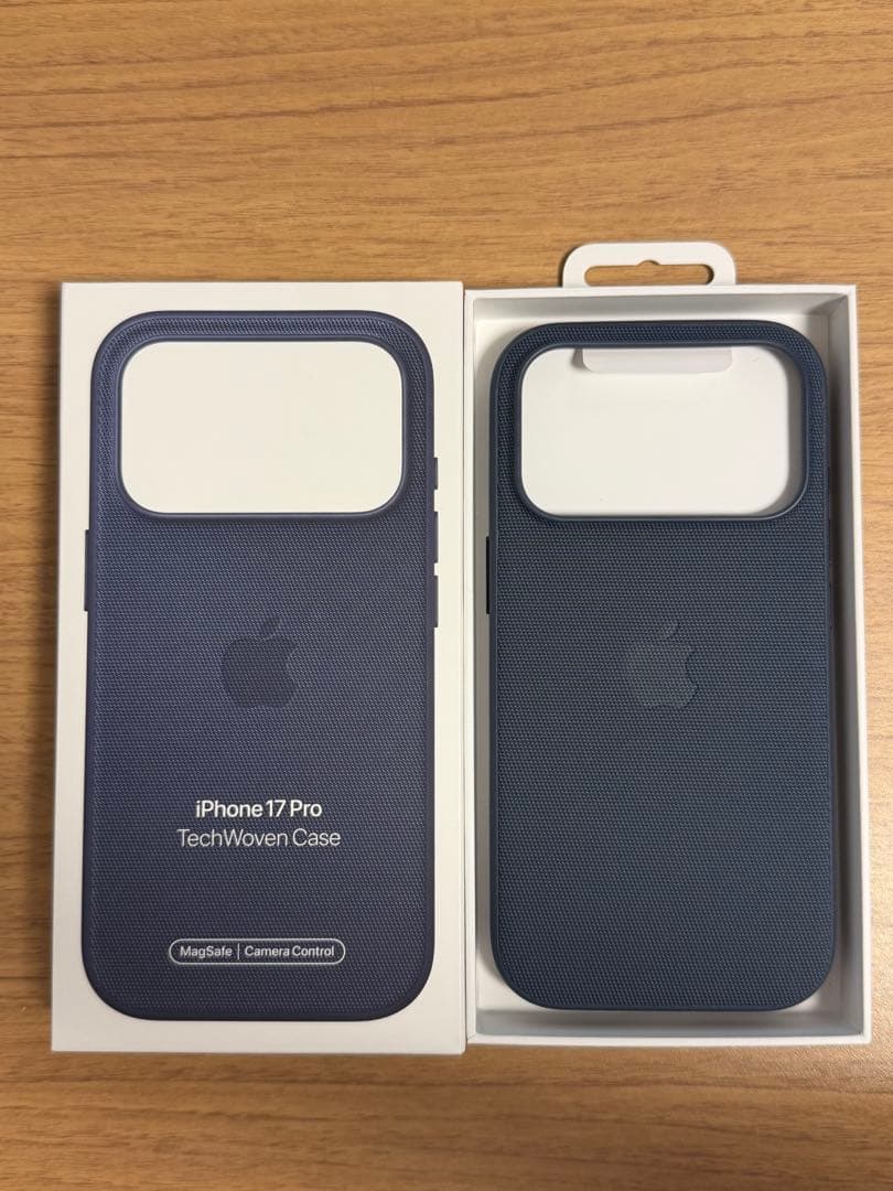 Apple公式純正 テックウーブンケース ブルー iPhone 17 Pro用
