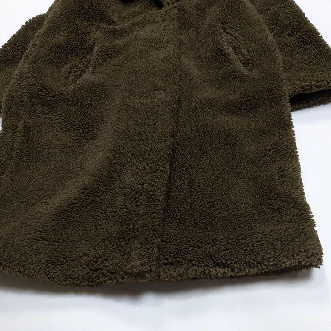 jakke ジャッキー ボアロングコート S グリーン ゆったりめ 緑