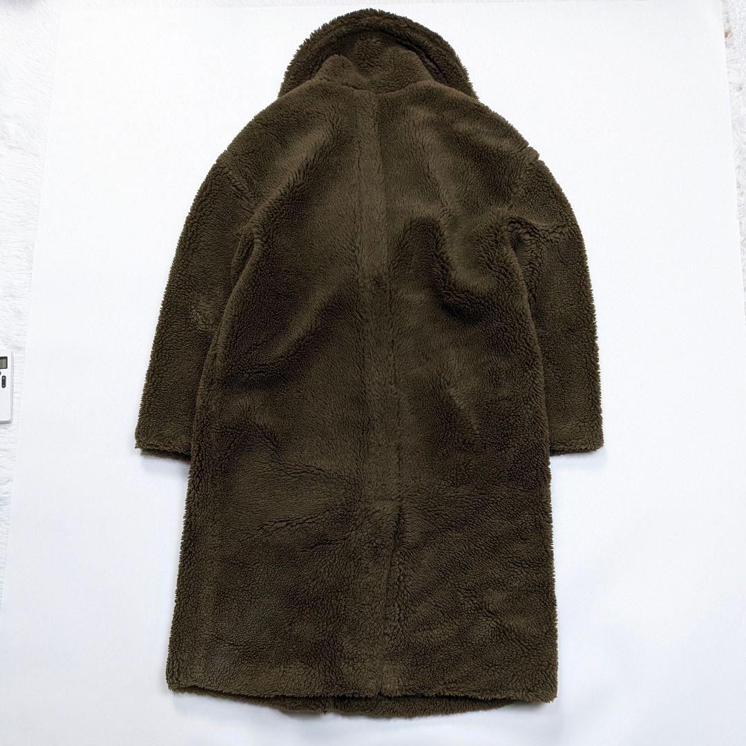 jakke ジャッキー ボアロングコート S グリーン ゆったりめ 緑