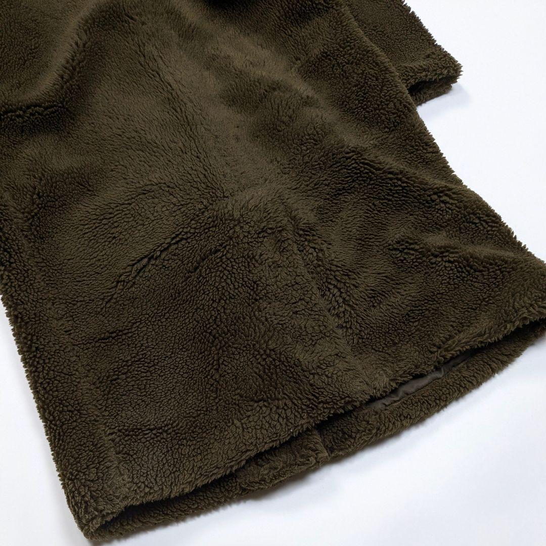 jakke ジャッキー ボアロングコート S グリーン ゆったりめ 緑