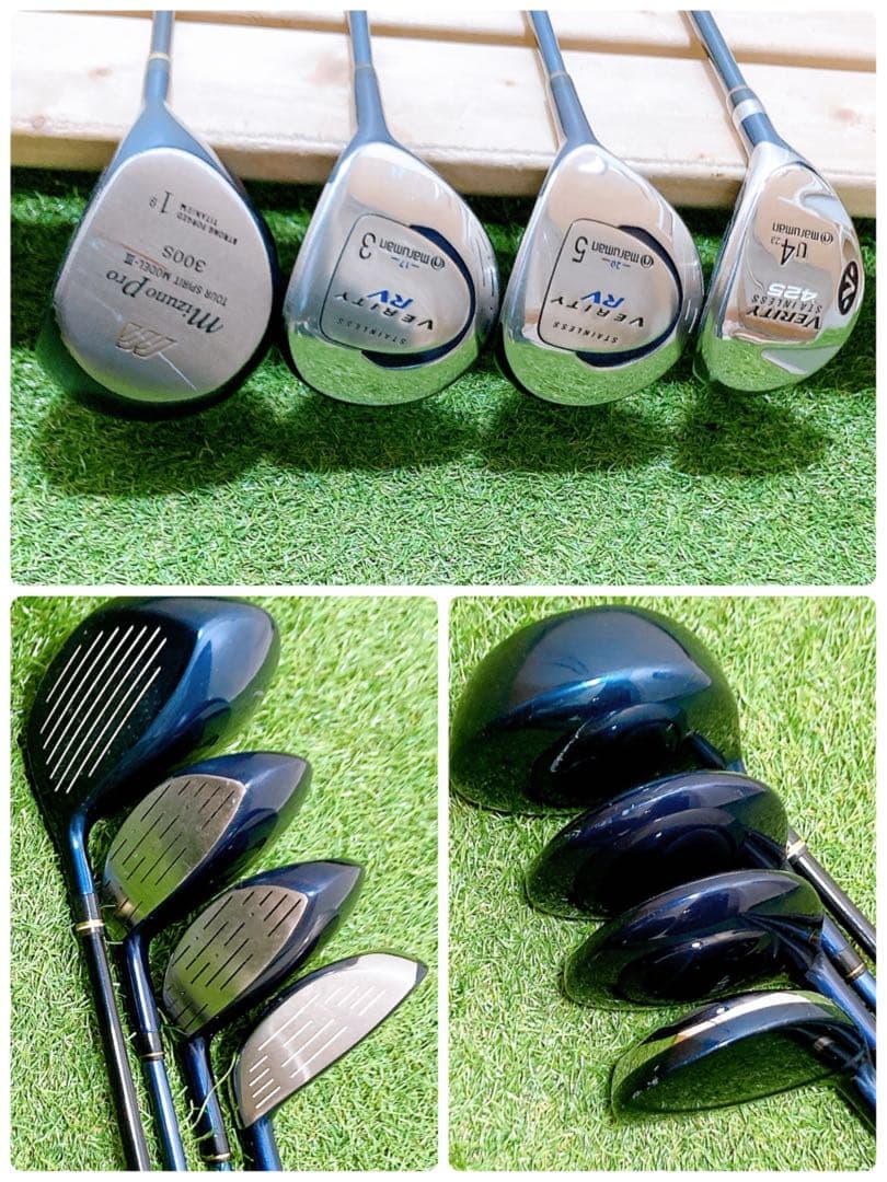 G6.ミズノ　初心者オススメ　メンズセット　ゴルフクラブ　14本右利き