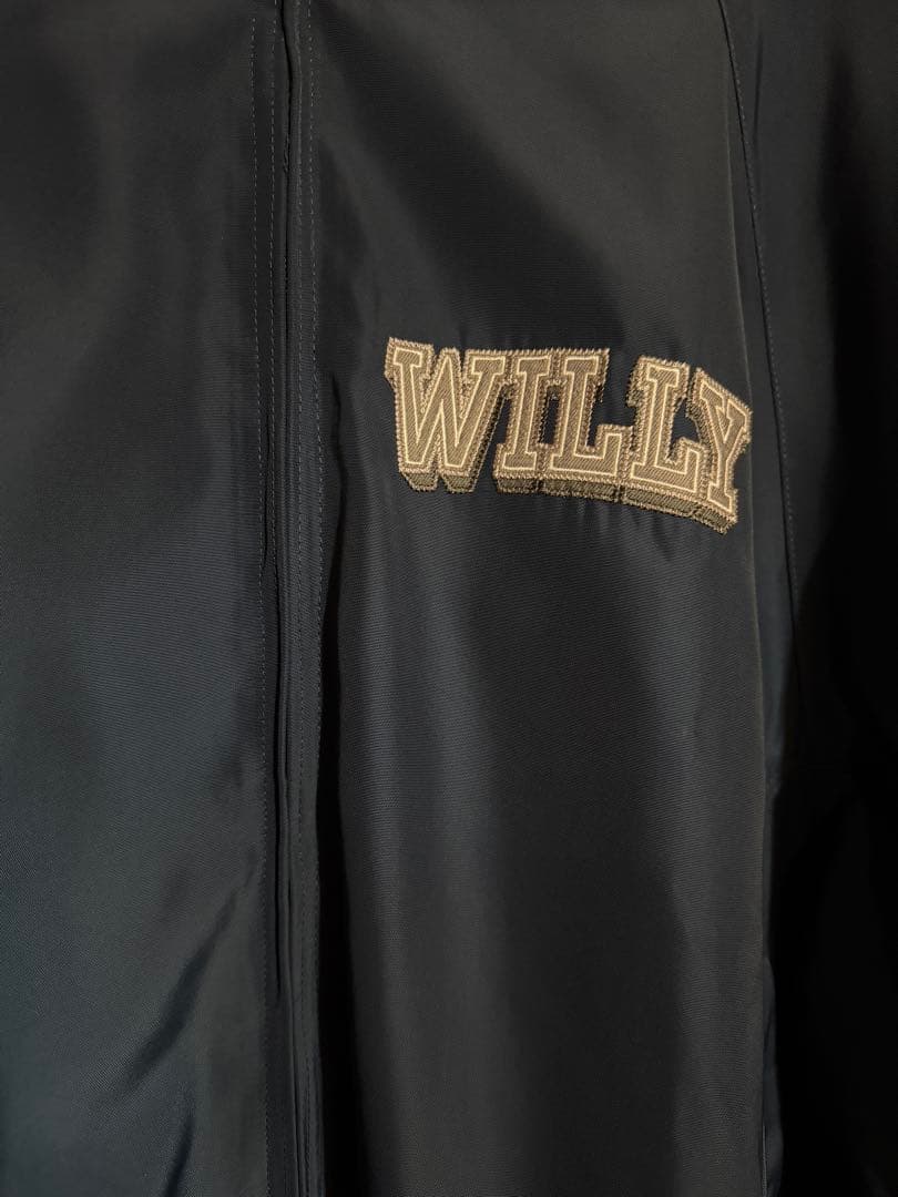 清*色様 WILLY CHAVARRIA / STADIUM JACKET bl