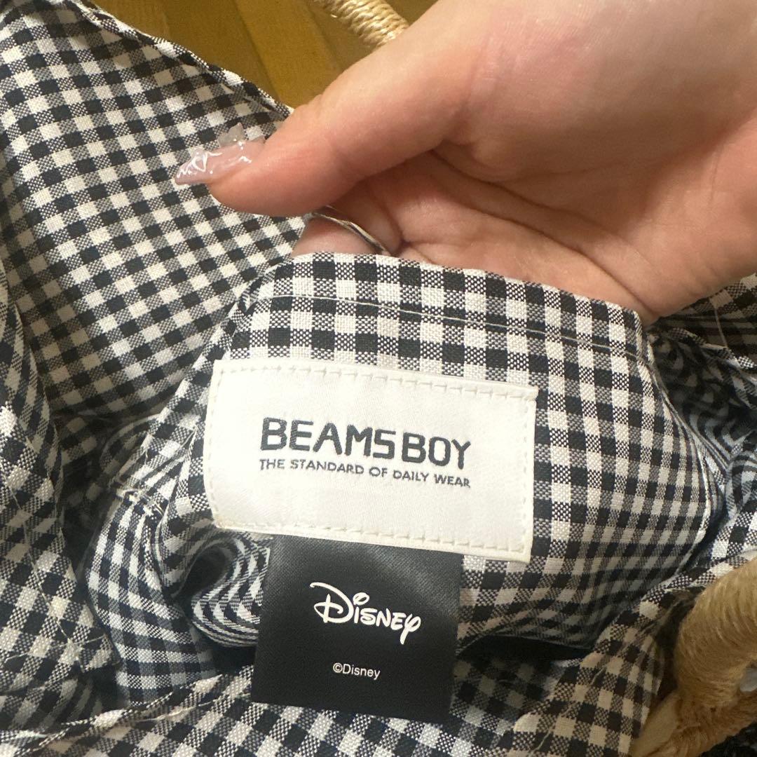 ビームスボーイ　Disneyオールスター　20th別注カゴバッグ　ディズニー