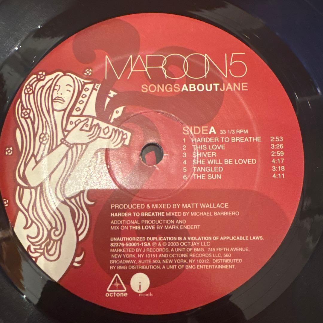 邦楽 Maroon5 song about jane