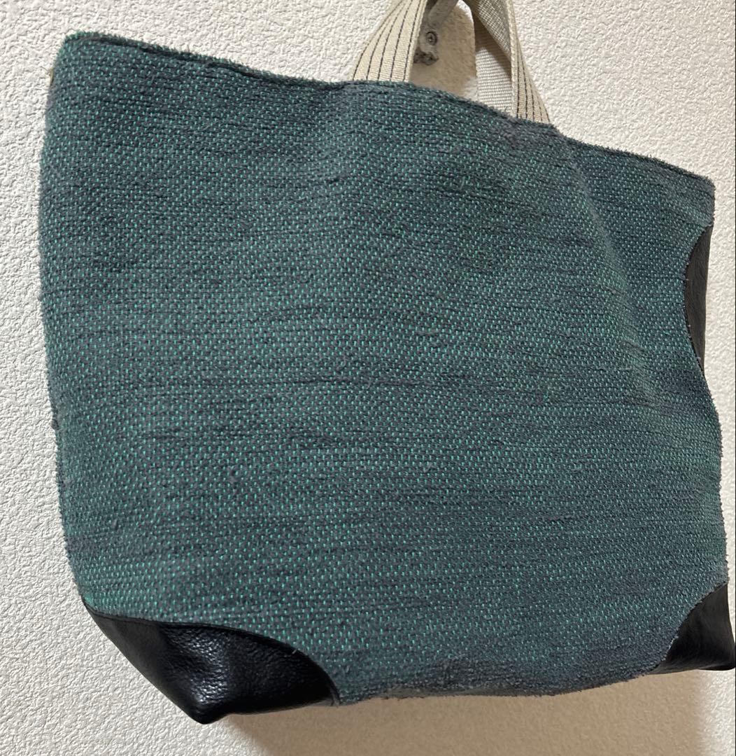 美品　幡 BAN INOUE 19800円リネンハンプ トートバッグ 日本製　大