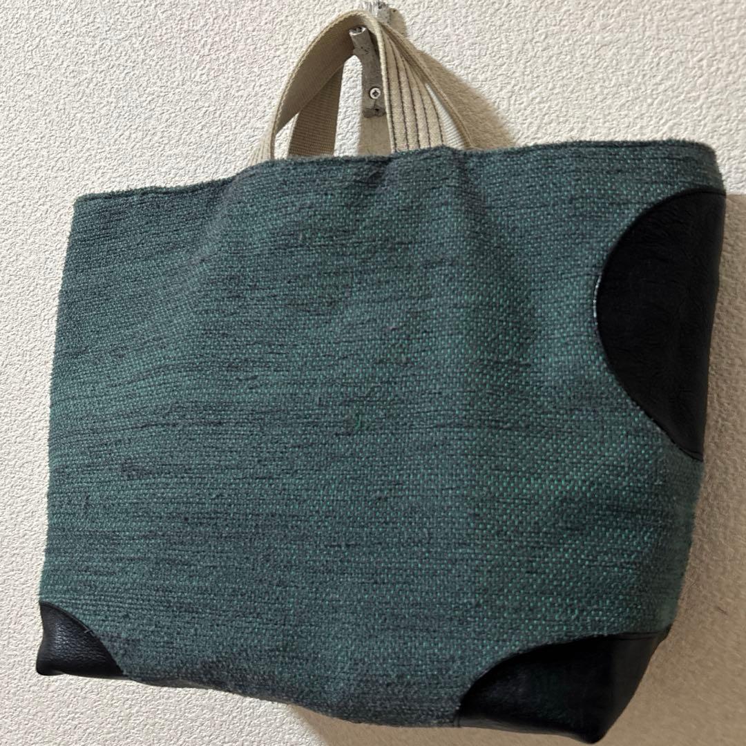 美品　幡 BAN INOUE 19800円リネンハンプ トートバッグ 日本製　大