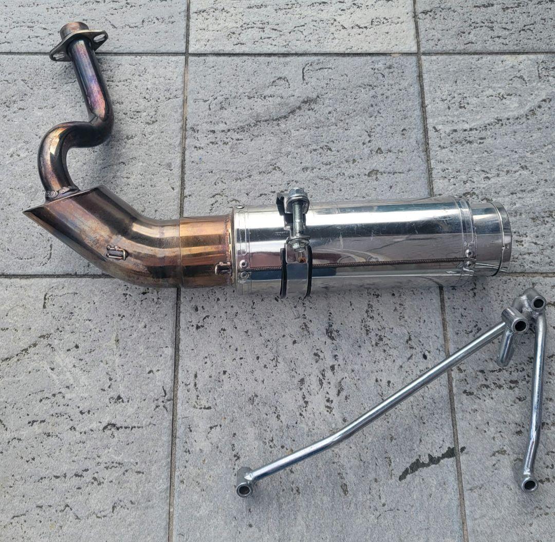 フュージョン用 マフラー ステンレススチール マフラー
