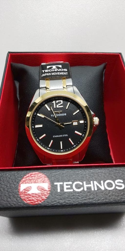 [テクノス] 腕時計 デイト T9C16SM メンズ シルバー