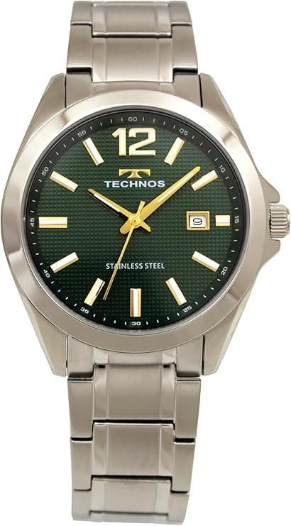 [テクノス] 腕時計 デイト T9C16SM メンズ シルバー