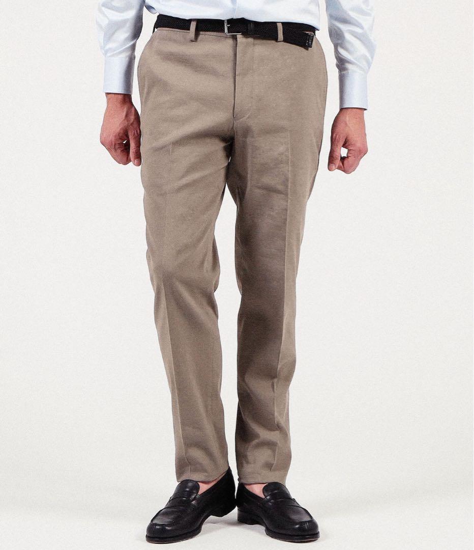 美品 トゥモローランド ストレッチリネンスリムスラックス サイズ50