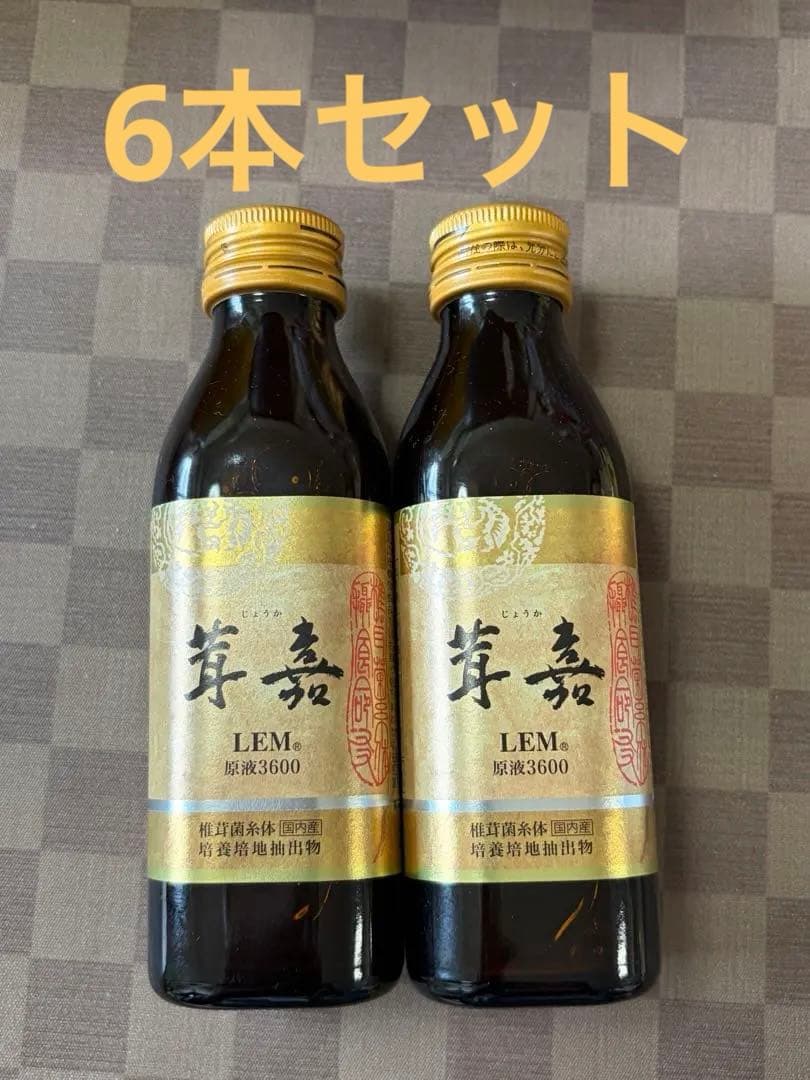正月特価中　茸嘉じょうかLEM原液3600 （100ml）　6本セット