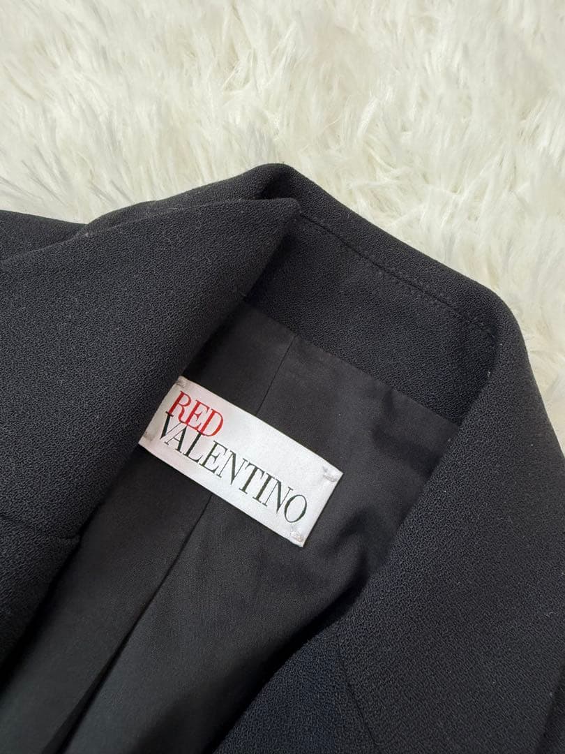 美品　red valentino ジャケット　リボン　毛混　フォーマル　イタリア