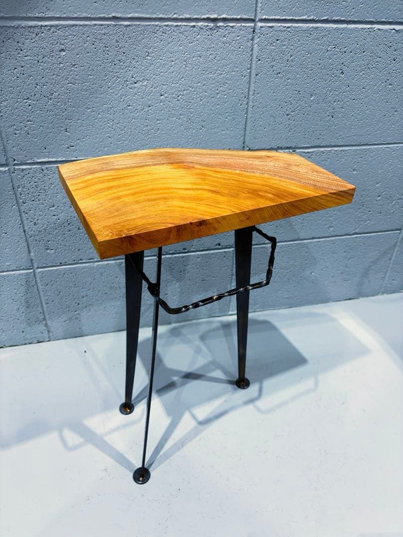 欅サイドテーブル　コーヒーテーブル　ナイトテーブル　観葉植物置き台