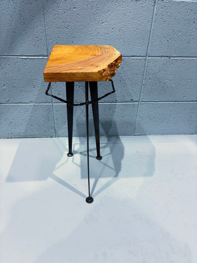 欅サイドテーブル　コーヒーテーブル　ナイトテーブル　観葉植物置き台