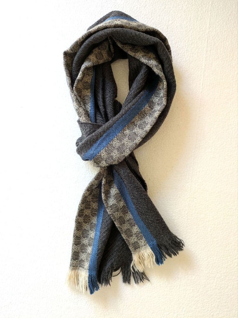 GUCCI チェック柄マフラー