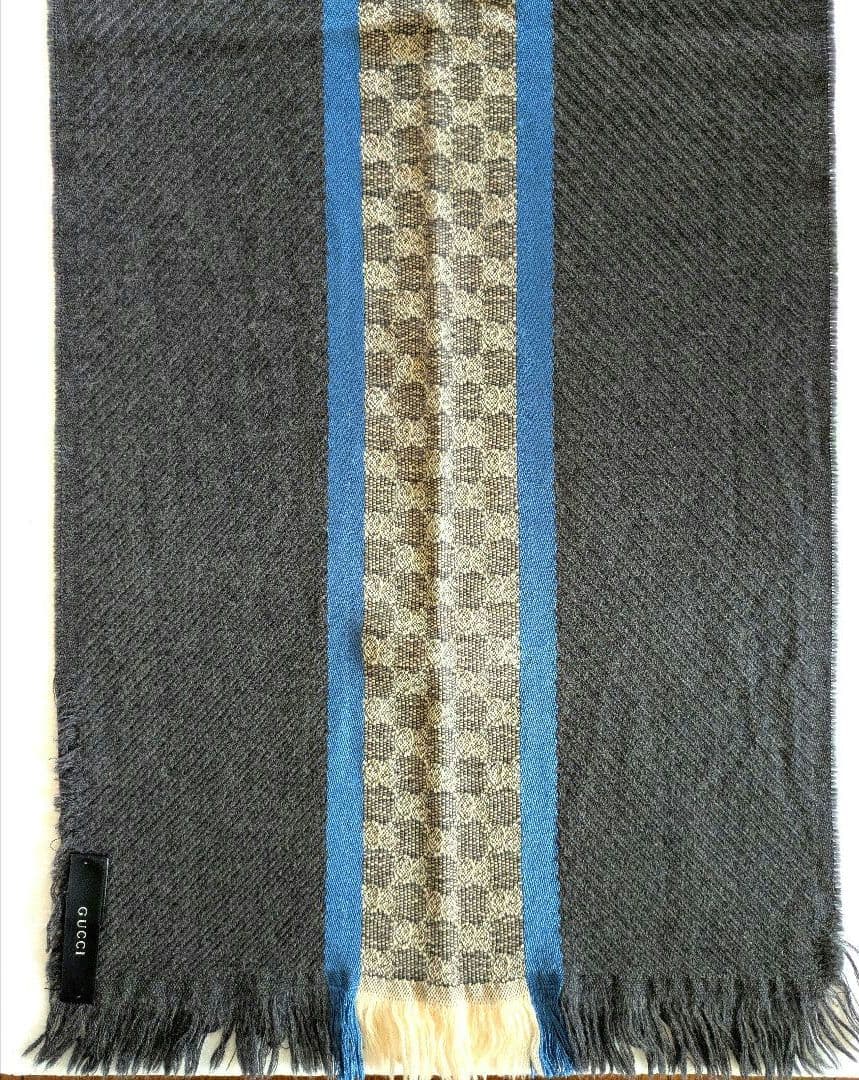 GUCCI チェック柄マフラー