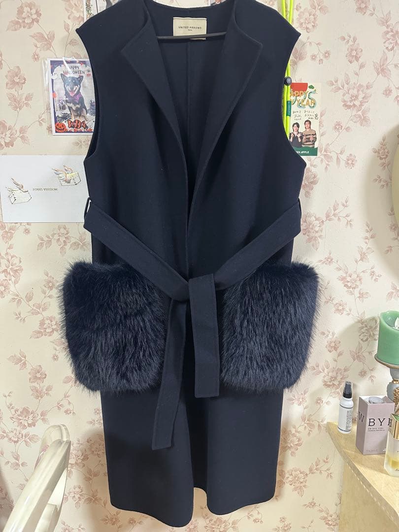 ユナイテッドアローズ　ファーポケットジレ　2/3迄の出品‼️