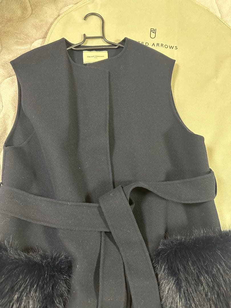 ユナイテッドアローズ　ファーポケットジレ　2/3迄の出品‼️