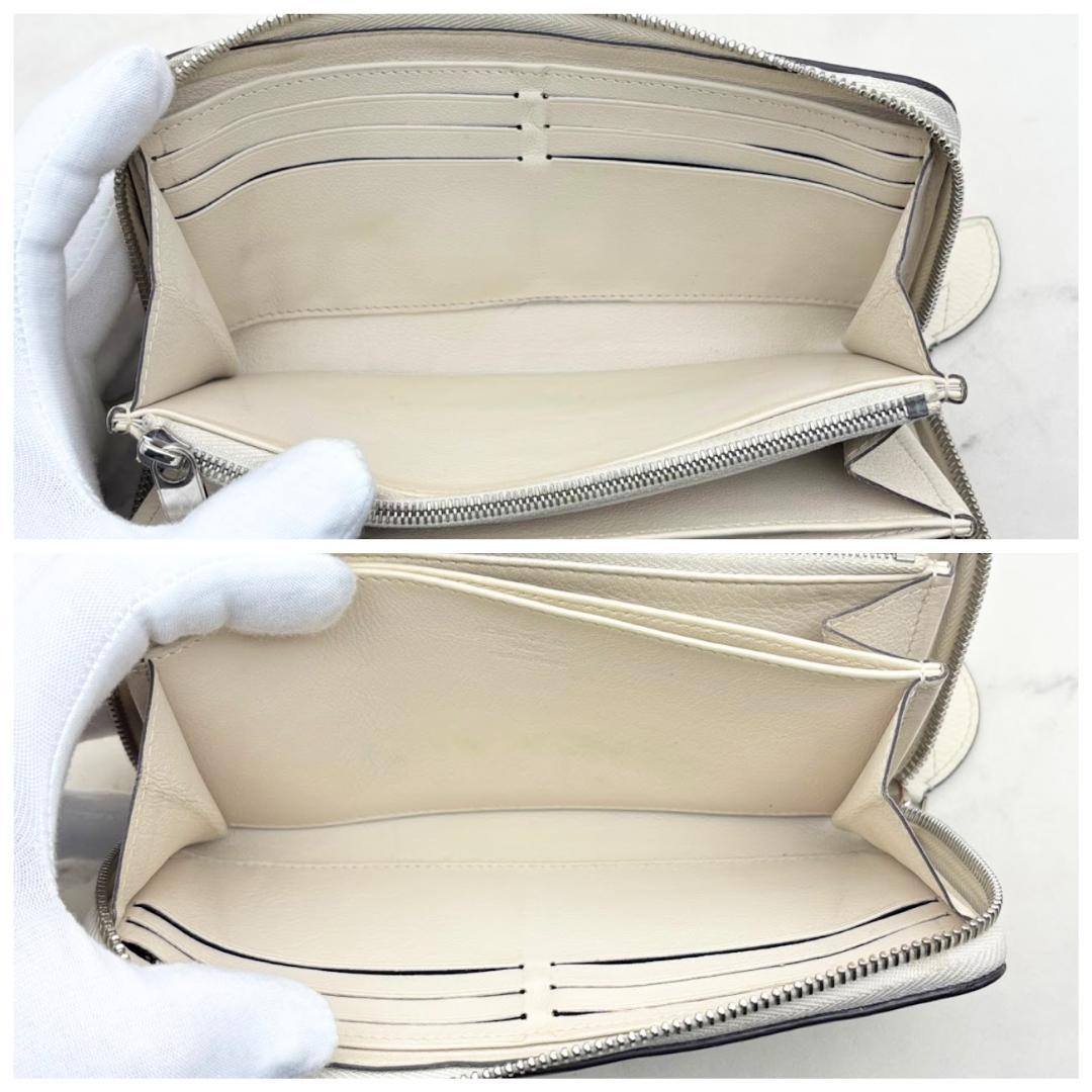 【優子】ルイヴィトン　マヒナ　ジッピーウォレット　イヴォワール ホワイト