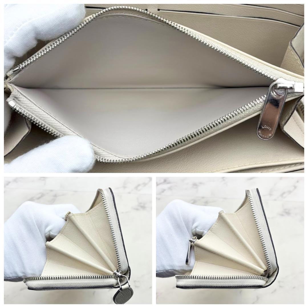 【優子】ルイヴィトン　マヒナ　ジッピーウォレット　イヴォワール ホワイト