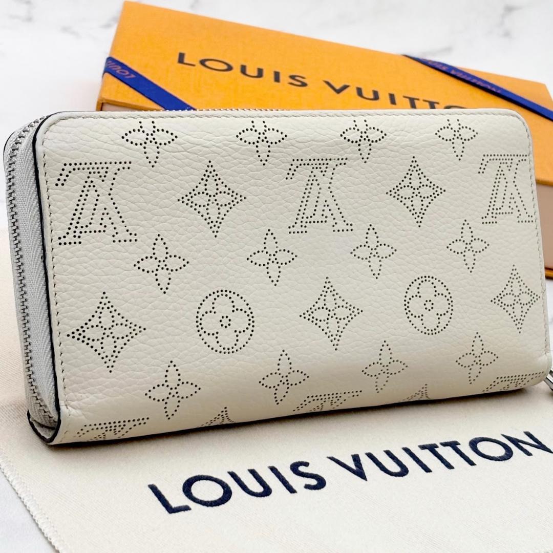 【優子】ルイヴィトン　マヒナ　ジッピーウォレット　イヴォワール ホワイト