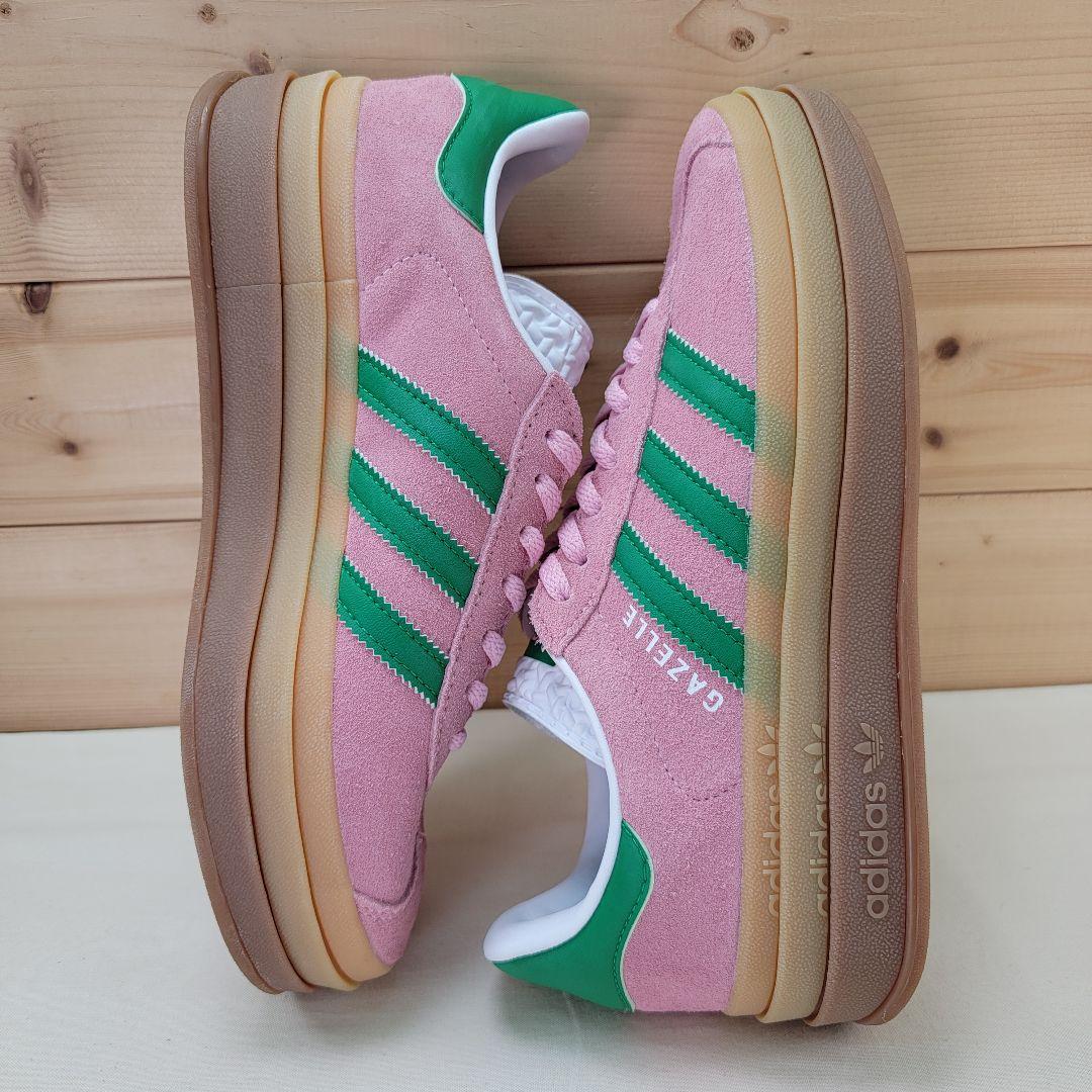アディダス オリジナルス ウィメンズ ガゼル ボールド ピンク 23.5㎝