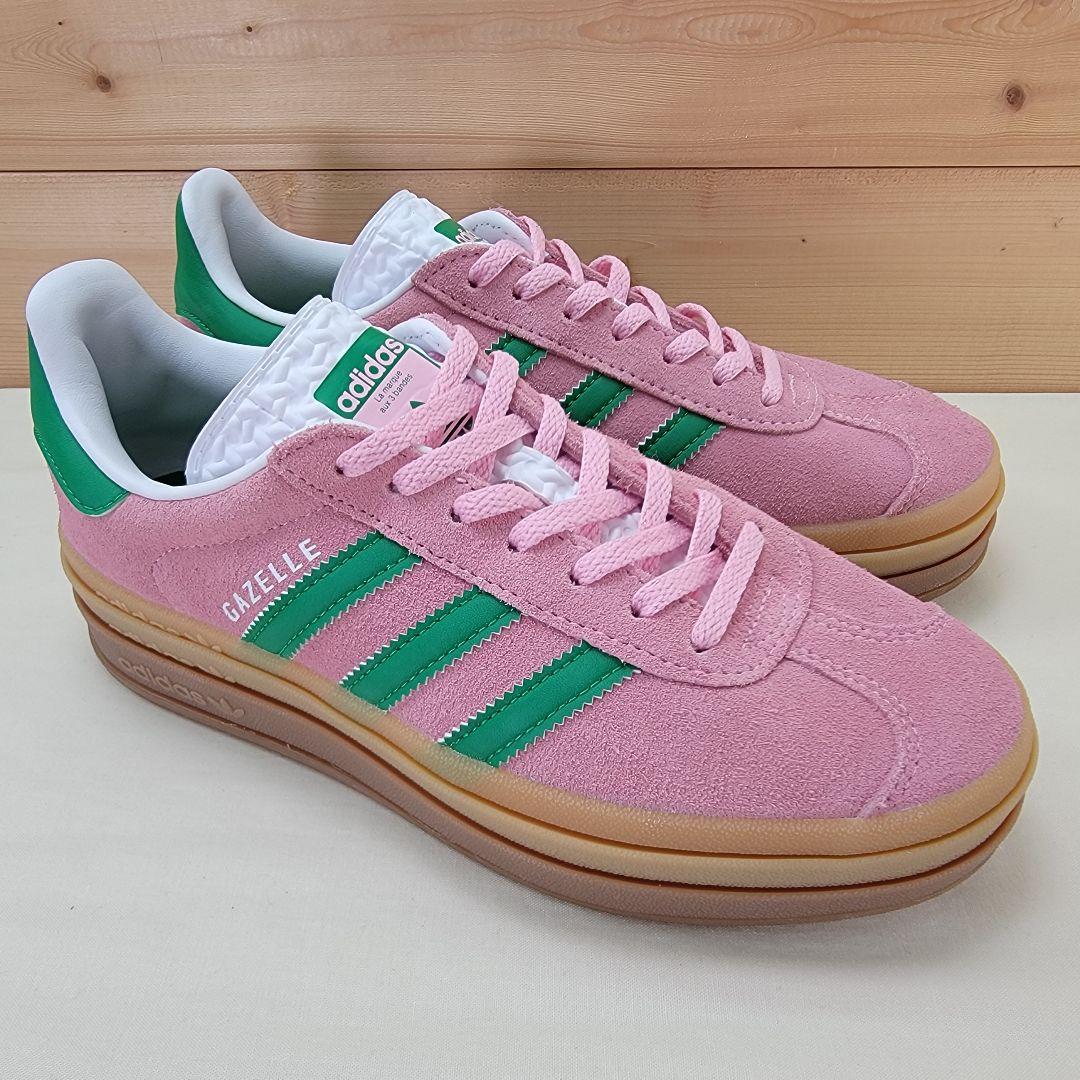 アディダス オリジナルス ウィメンズ ガゼル ボールド ピンク 23.5㎝