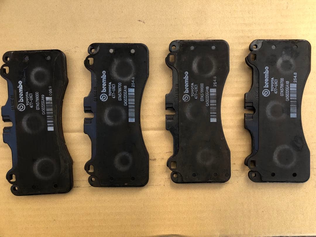 brembo/ブレンボブレーキパッドレクサス純正GS-F RC-F 1台分 中古