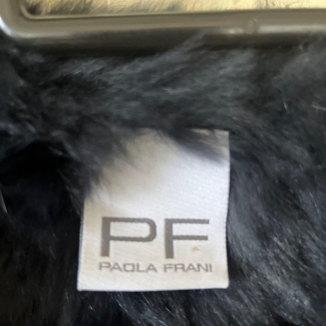 美品　Paola Frani ラビットファー ボレロ　ショート丈ジャケット　S