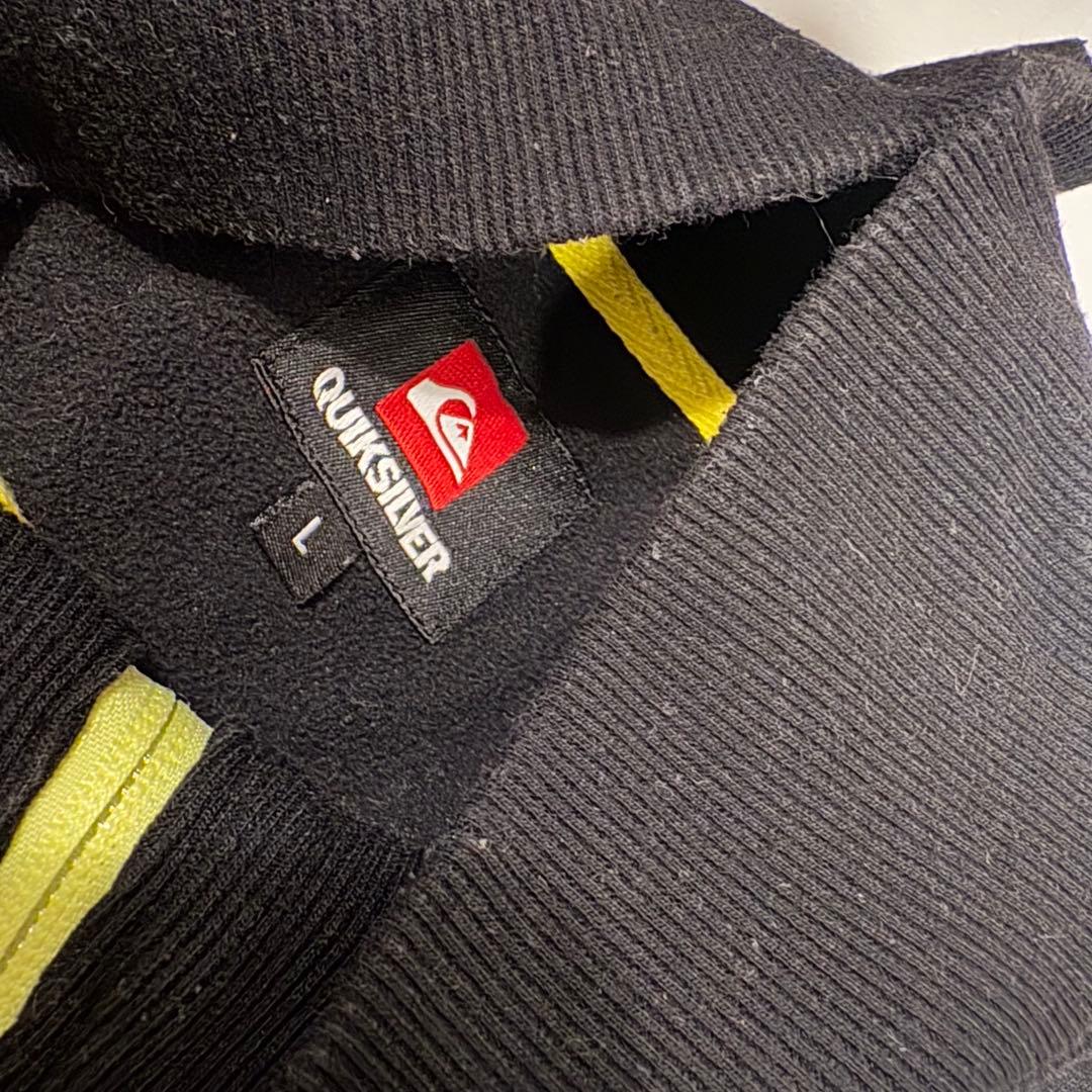 【1度だけ使用】Quiksilver 黒 スウェットセットアップ
