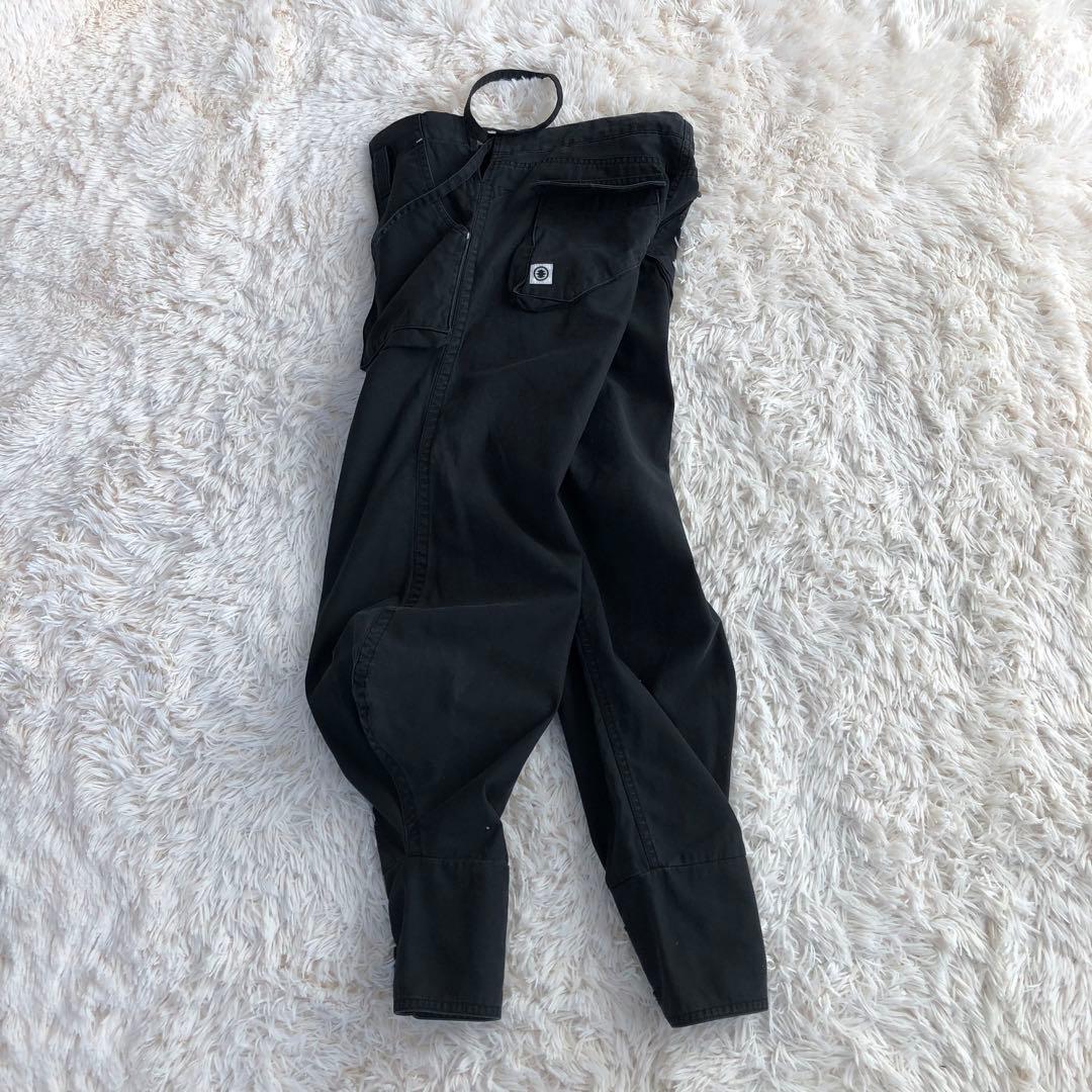 義志 YOSHIYUKI　カーゴパンツ　カンフーパンツ　ブラック　忍者パンツ