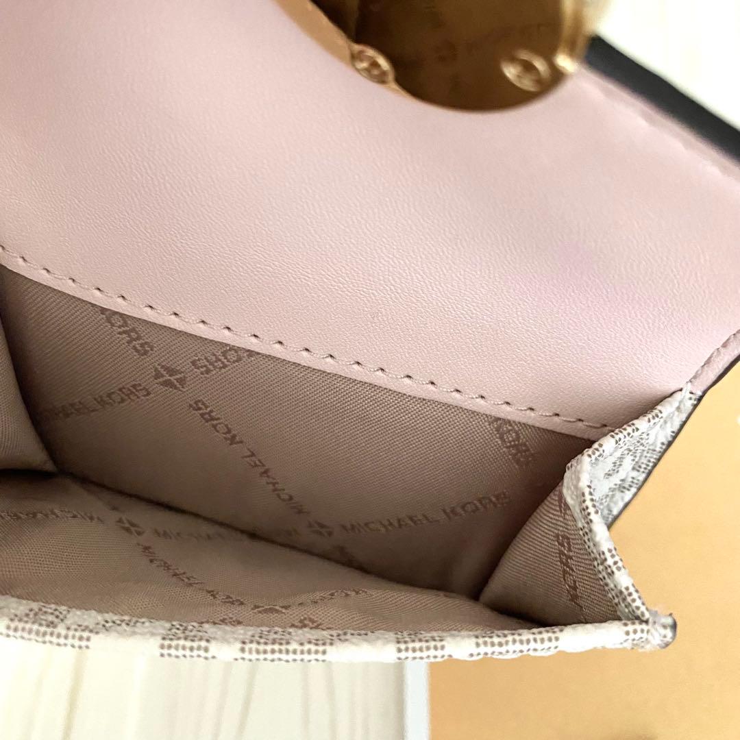 ★ 店頭完売 新品 MICHAEL KORS 三つ折り財布 折り財布 ピンク