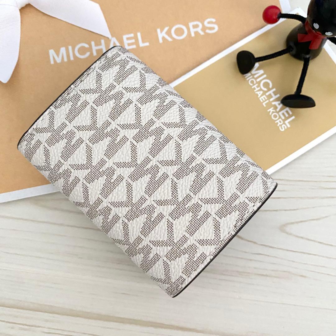 ★ 店頭完売 新品 MICHAEL KORS 三つ折り財布 折り財布 ピンク