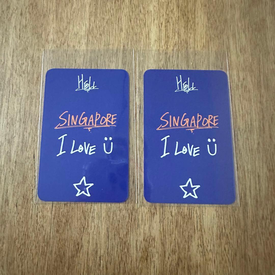 treasure ヨシ ktown4u特典 シンガポール トレカ