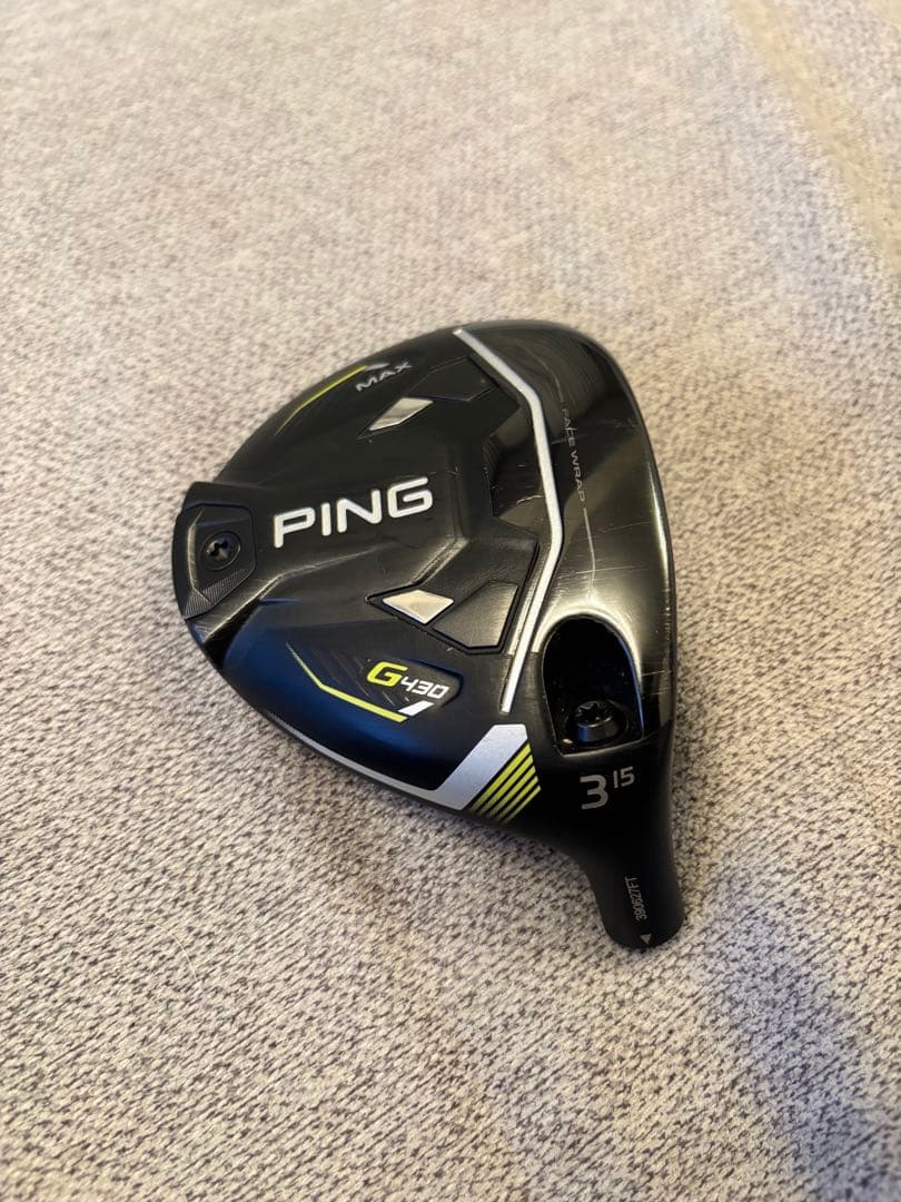 【美品】PING G430 MAX 3W 15度 ヘッドのみ