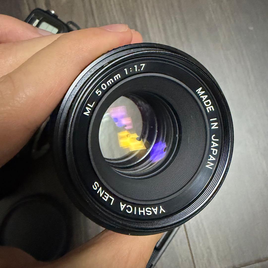 contax 167mtとyashica 50mm f1.7