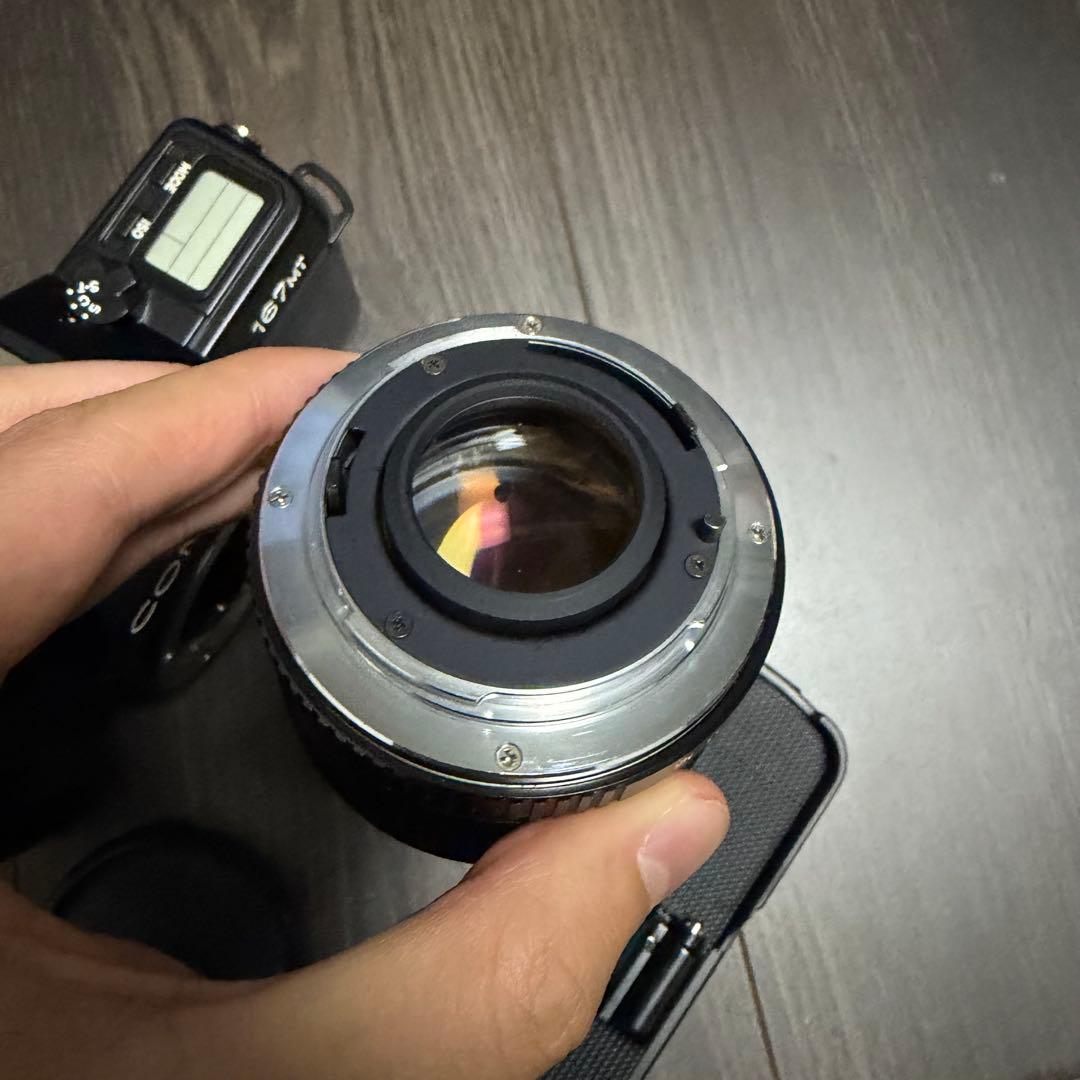 contax 167mtとyashica 50mm f1.7
