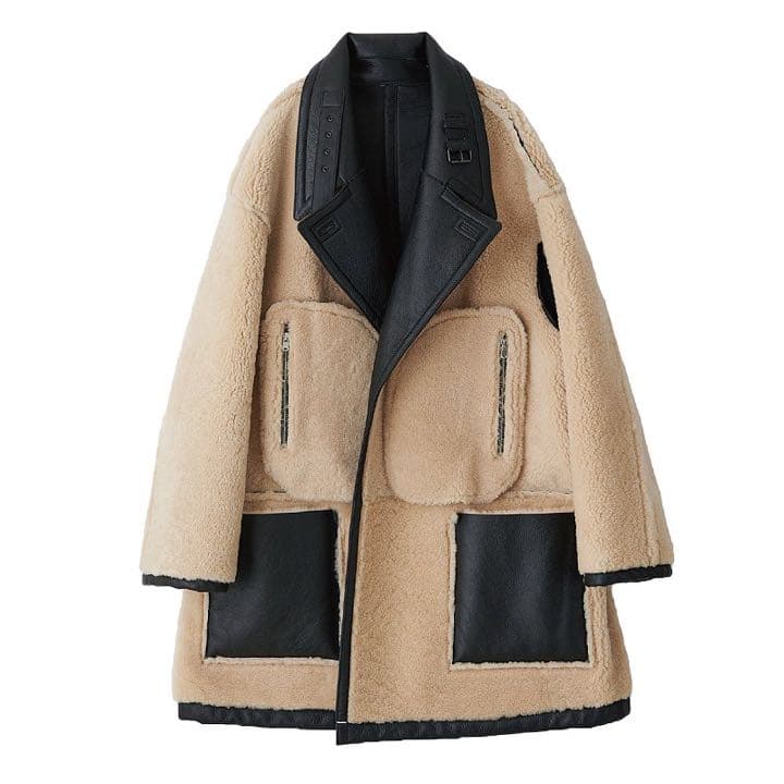 YOKE REVERSIBLE MOUTION RANCH COAT ムートン