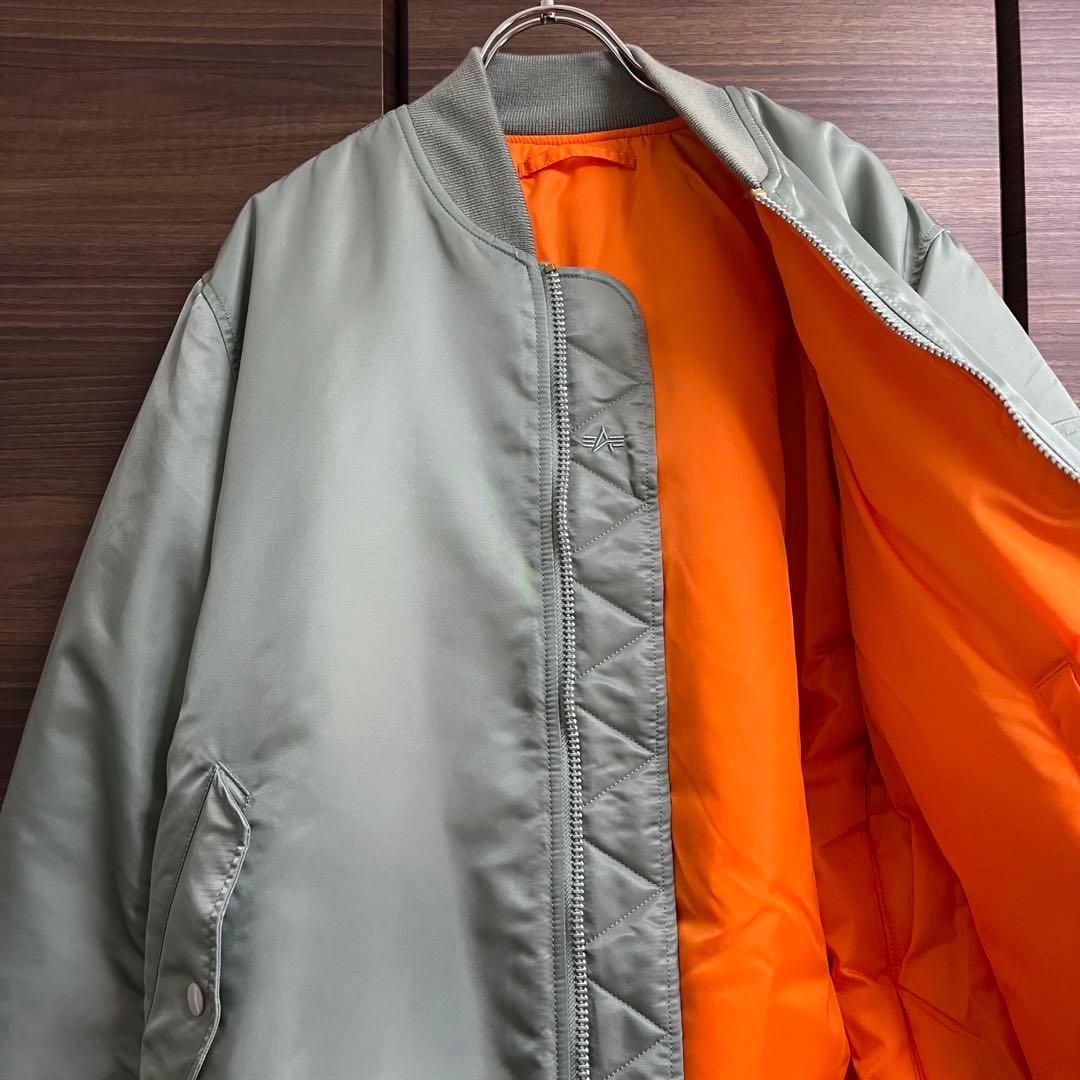 ALPHA INDUSTRIES MA-1 フライトジャケット セージグリーン