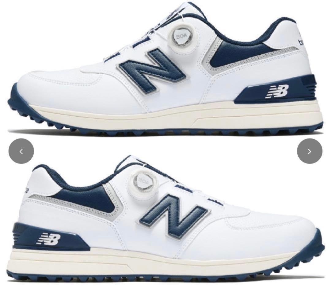 新品 ニューバランス 574 シリーズ ゴルフシューズ ボア 26cm