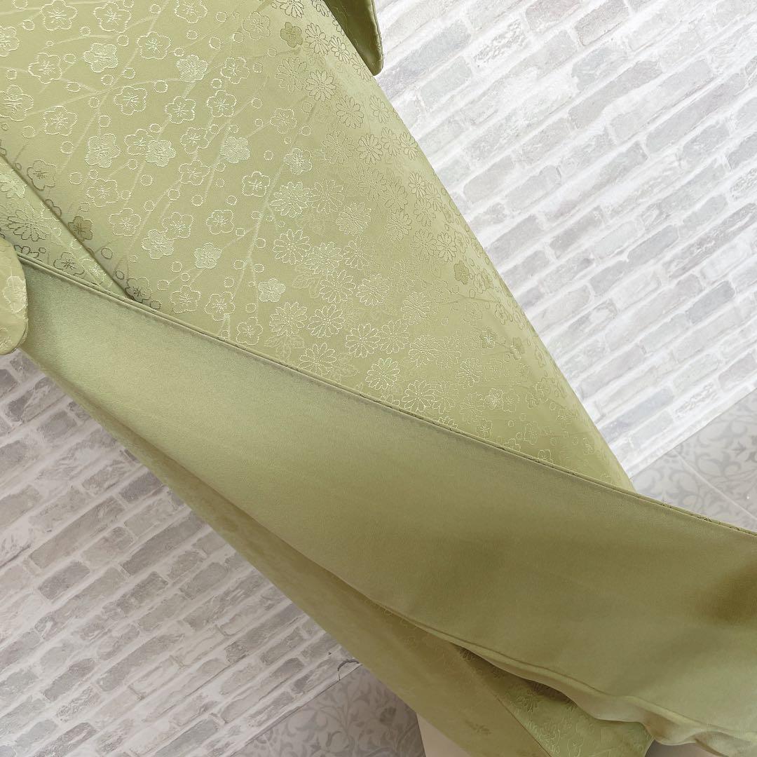 色無地　フルセット　菊　梅　地紋　難あり　練習用　シンプル　礼装　着物　I2