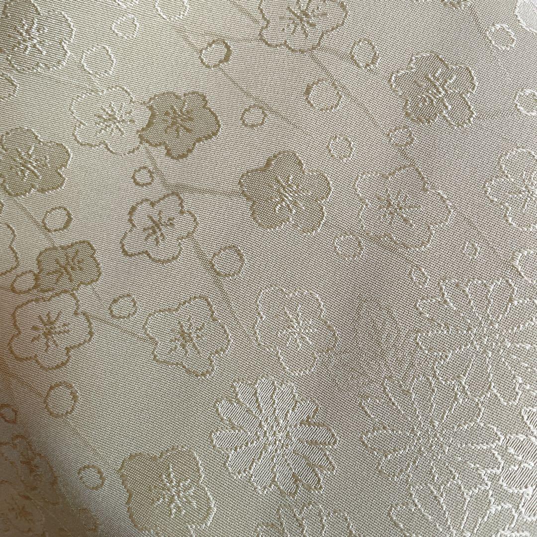 色無地　フルセット　菊　梅　地紋　難あり　練習用　シンプル　礼装　着物　I2