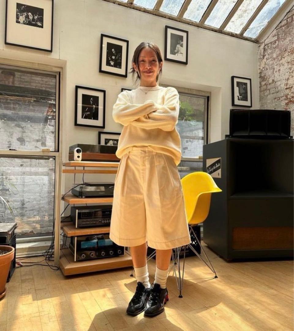 パンツ nanamica DOUBLE PLEAT CHINO SHORTS