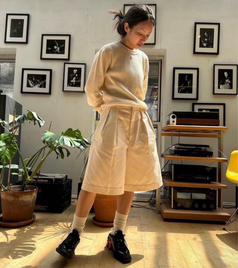 パンツ nanamica DOUBLE PLEAT CHINO SHORTS