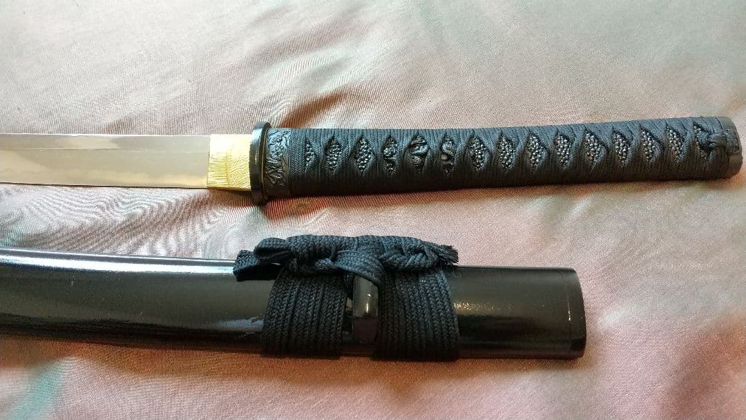 【鶴姫一文字風】模造刀 互の目刃紋 喰出し鍔 模擬刀 sword 上杉謙信