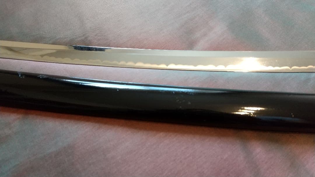 【鶴姫一文字風】模造刀 互の目刃紋 喰出し鍔 模擬刀 sword 上杉謙信