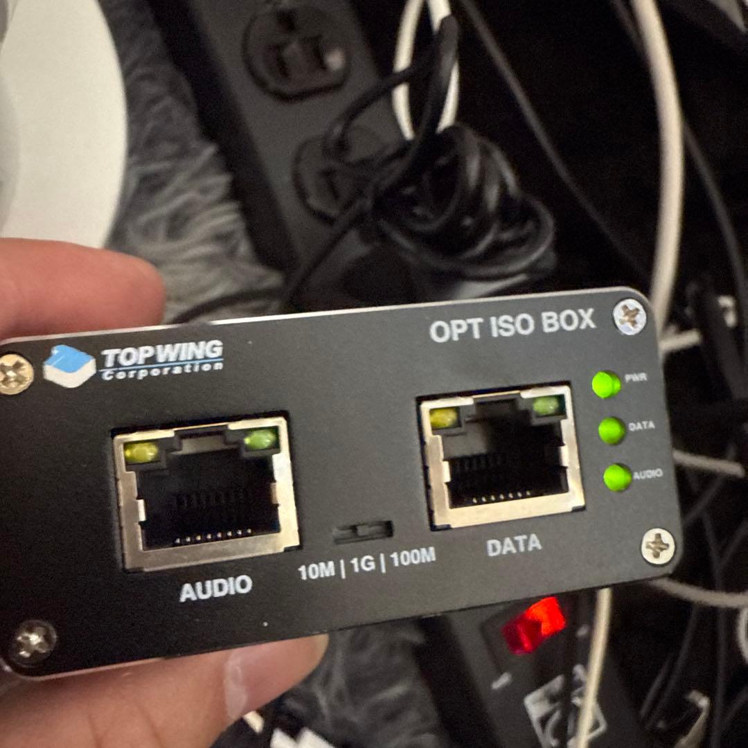 TOP WING OPT ISO BOX 光アイソレーター 光デジタル絶縁