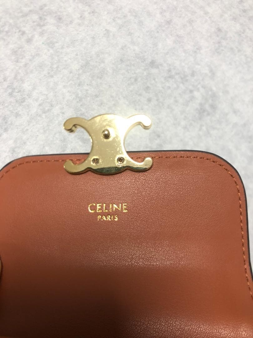 三つ折り財布✧セリーヌ さいふ 小銭入れ✧celine ケース メンズ